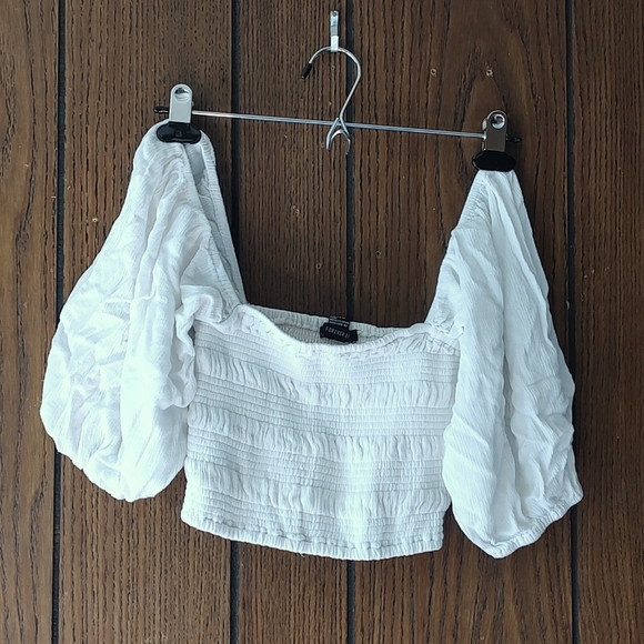 Forever 21 peasant top Small - Picture 1 of 1